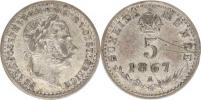 5 kr. 1867 A "RR"