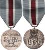 Medaile "ZA UDZIAL W WOJNIE OBRONNEJ 1939" postř. bronz Oberleitner II s. 125-127