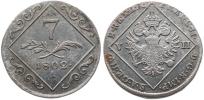7 Krejcar 1802 A - dr.st.přeražby z 12 Kr.1795