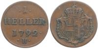 Haléř 1792 H