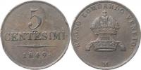 5 Centesimi 1849 M_dr. hry.