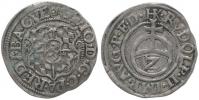 1/2 Batzen 1580 s tit. Rudolfa II.