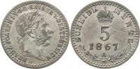 5 kr. 1867 A       "RR"_2x ryska