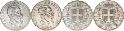 5 Lire 1871