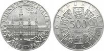 500 Schilling 1983 - 100. výr. Vídeňské radnice       KM 2962
