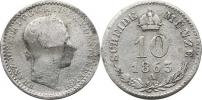 10 kr. 1863 A          "R"