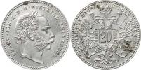 20 kr. 1869 b.zn.