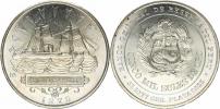 5 000 Soles 1979 - 100. výr. bitvy u Iquique         KM 276    Ag