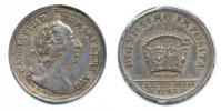 Medailka na volbu římského císaře 24.1.1742 ve Frankfurtu