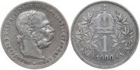 1 Koruna 1900 b.zn.