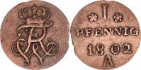 1 Pfennig 1802 A KM 373