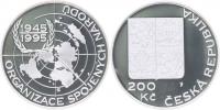 200 Kč 1995 - OSN_orig.etue + kapsle + certifikát