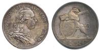 T.van Berckel - holdovací medaile města Ypern v Nizozemí b.l. (1783)