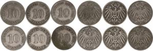 10 Pfennig 1893 J