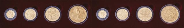Sada zlatých mincí 1998 - Karel IV. (10000