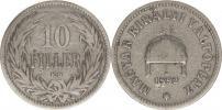 10 Fillér 1892 KB      "R"