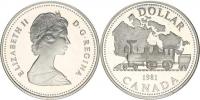 1 Dollar 1981 - Železnice KM 130 Ag 500 23