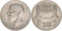 50 Leva 1934 PM              KM 44        Ag 500  10 g