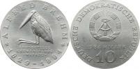 10 M 1984 A - Alfred Brehm         KM 99    Ag 500  17 g    "R"