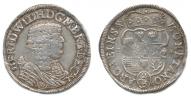 2/3 tolaru (Gulden) 1675 IA            KM 447;   Dav. 267     "R"
