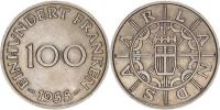 100 Franken 1955 KM 4 "R"