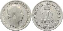 10 kr. 1859 V         "R"