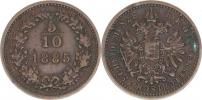 5/10 kr. 1885 b.zn.