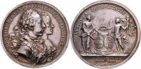 Wideman - AR medaile na svatbu ve Vídni 23.1.1765 -