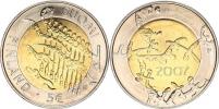 5 Euro 2007 - 90. výr. deklarace finské nezávislosti        KM 14