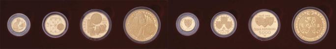 Sada zlatých mincí 1998 - Karel IV. (10000
