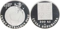 200 Kč 2001 - Český fotbalový svaz        kapsle