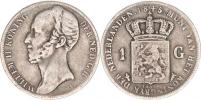 1 Gulden 1845 KM 66