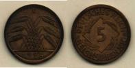 5 Reichspfennig 1926 E