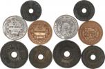 5 Centimes 1915; +2 1/2 Cent. 1901(postříbřen a hrana)