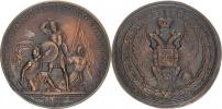 Medaile 1829 podle modelu hraběte Tolstého na úplné poražení ture cké armády