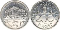 200 Forint 1992 BP - Národní banka           KM 689     Ag 500