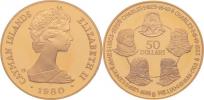 50 Dolar 1980 - králové z rodu Stuartů a Oranžských