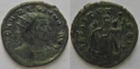 AE Antoninian - R: stojící Aurelian proti stijící ženě s věncem " RESTITVT ORBIS"