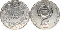 100 Forint 1974 BP - 25. výročí KGST        KM 602     Ag 640  22