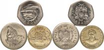 25 Centavos 1996; +Barbados - 1 Dollar 1989;+Paraguay - 100 Guara