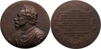 Miroslav Tyrš (1832 - 1884) - pamětní medaile 1904 -