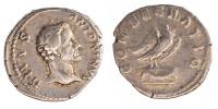 Antoninus Pius 138-161 denár posmrtný R:orel na oltáři RIC431