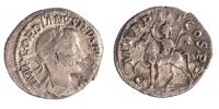 Gordianus III.238-244 denár R:císař na koni RIC.81