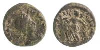Theodosius I. 379-395 AE4 R:císař a zajatec