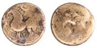 Keltové, Syrmie 2-1st.př.n.l. AE tetradrachma L:hlava R:kůň, typ Kugelwange OTA 193/14var.,Kostial 492