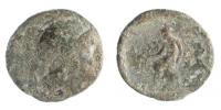 Sýrie,Antiochos I.280-261 AE18 L:hlava R:Apollon BMC.4