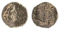 Mýsie,Pergamon 200-133 AE 16 L:Asklepius R:had na holi Plant 2323
