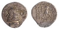 Parthové,Orodes II.57-38 př.n.l. Drachma R:sedící Arsakes s lukem 3.962g