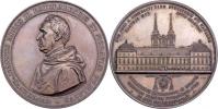 Scharff - AE pamětní medaile 1880 - poprsí opata