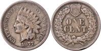 Cent 1877 - Indián